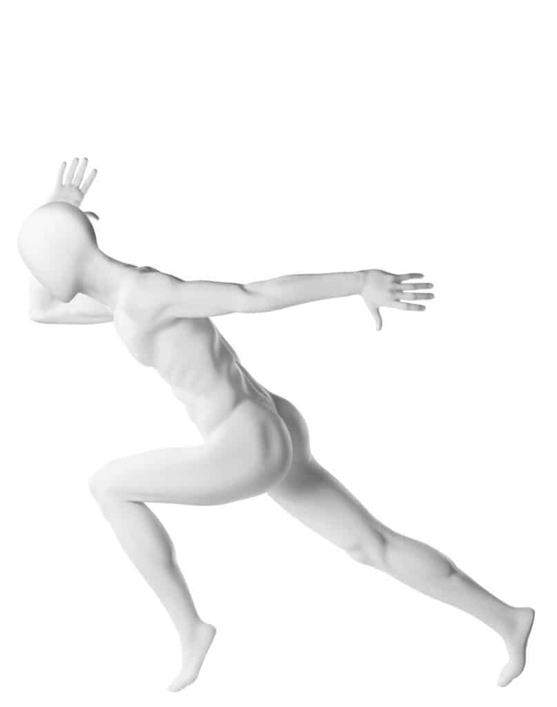 Male Sports Mannequin Action Pose